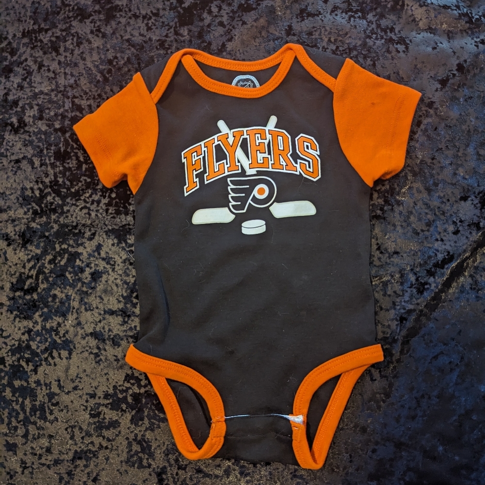 Philadelphia Philly Flyers hockey baby onsie